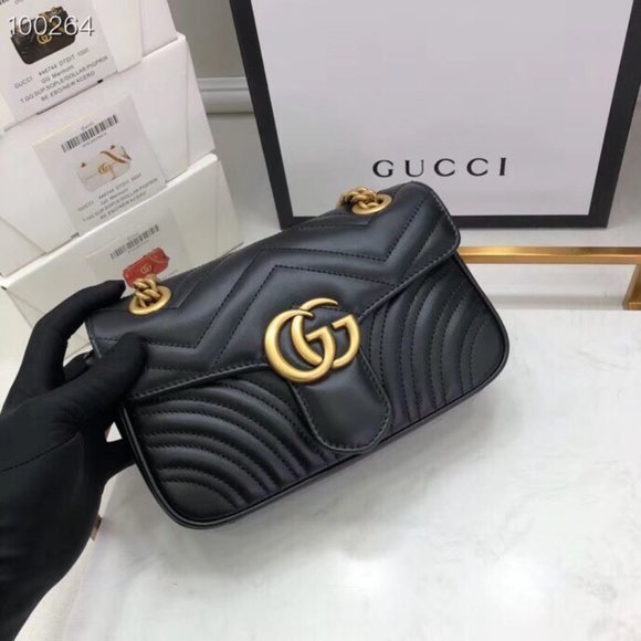 Gucci GG Marmont Small Black CrossBody - Picture 1 of 11